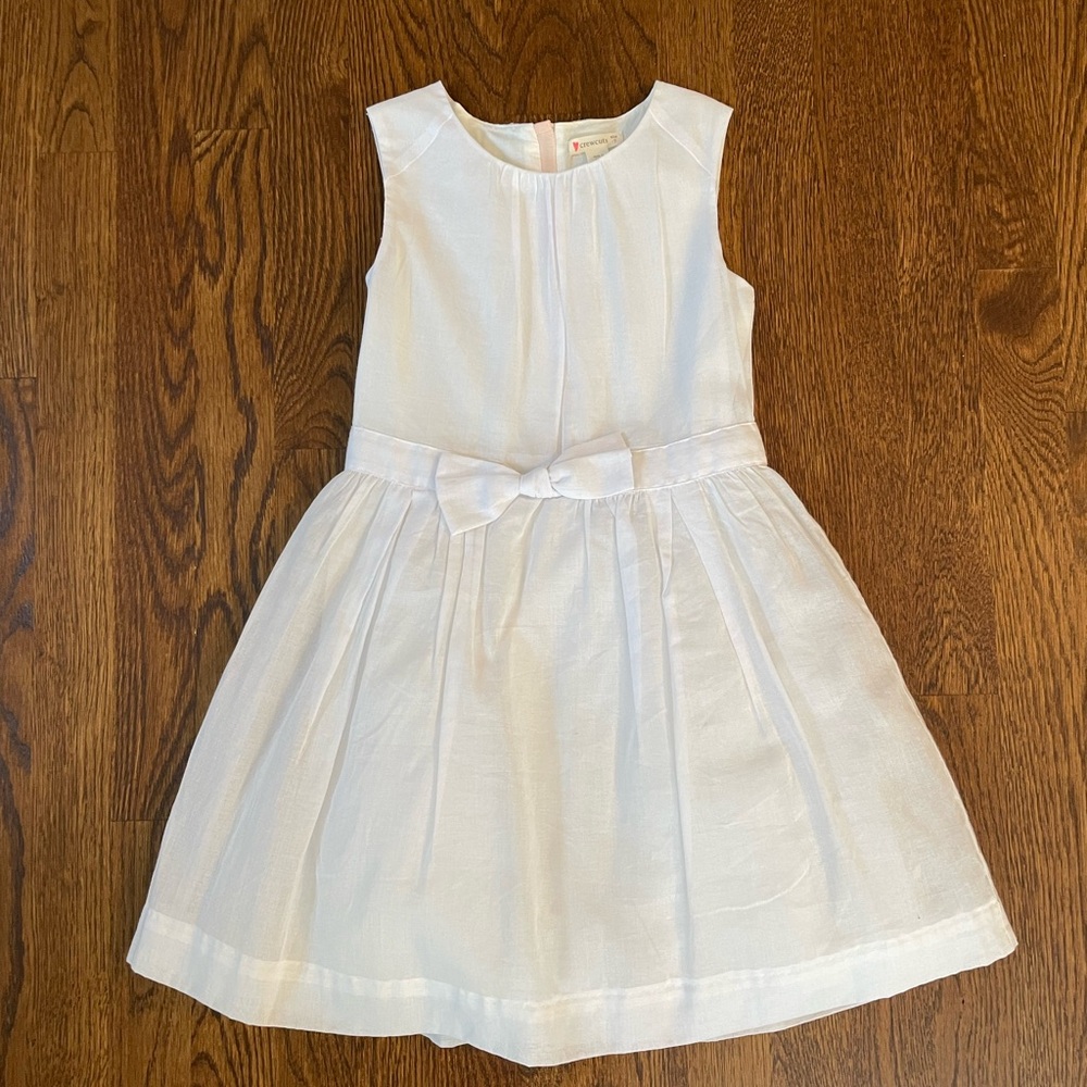 J Crew Crewcuts Girls White Dress size 7